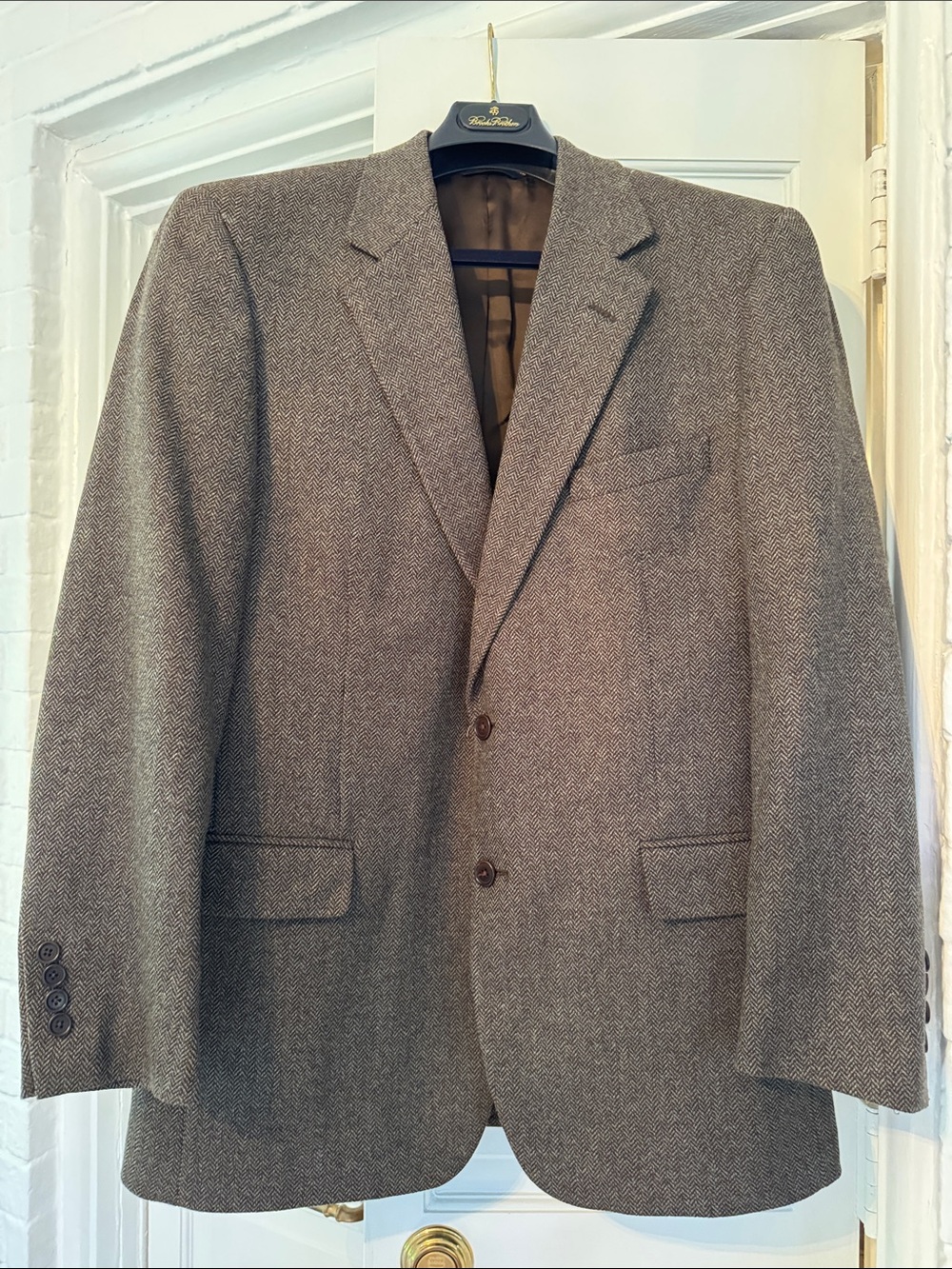Brooks Brothers Brown Herringbone Sport Coat